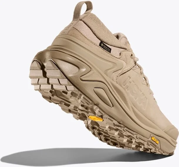 HOKA Men's Kaha 3 Low GTX Shoes in Raw Linen/Oat Milk - Image 4