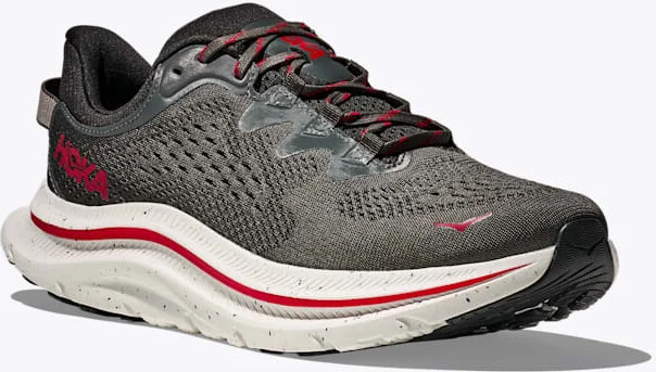 HOKA Men's Kawana 2 Shoes in Asphalt Grey/Carbon Black - Image 6