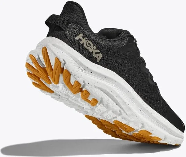 HOKA Men's Kawana 2 Shoes in Black/White - Image 4