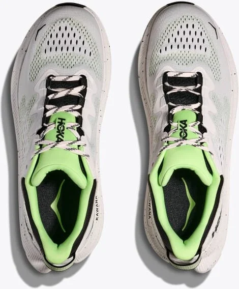 HOKA Men's Kawana 2 Shoes in White/Tart Apple - Image 2