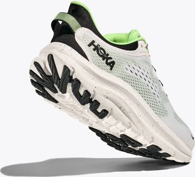 HOKA Men's Kawana 2 Shoes in White/Tart Apple - Image 4