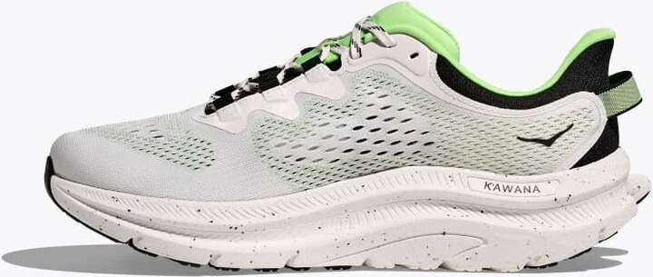 HOKA Men's Kawana 2 Shoes in White/Tart Apple - Image 8