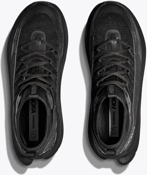 HOKA Men's Kawana Mid Shoes in Black/Carbon Black - Image 2
