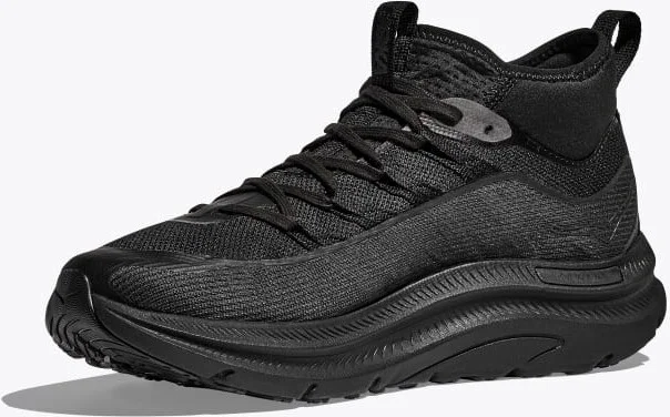 HOKA Men's Kawana Mid Shoes in Black/Carbon Black - Image 3