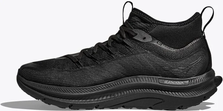 HOKA Men's Kawana Mid Shoes in Black/Carbon Black - Image 8
