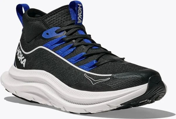 HOKA Men's Kawana Mid Shoes in Black/Ultramarine - Image 6