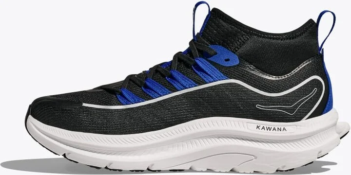 HOKA Men's Kawana Mid Shoes in Black/Ultramarine - Image 8