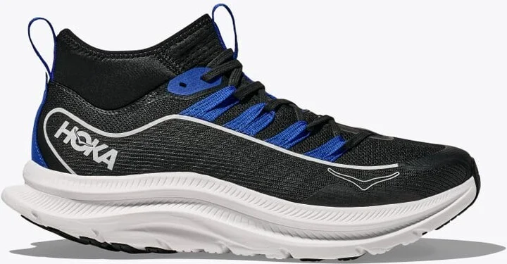 HOKA Men's Kawana Mid Shoes in Black/Ultramarine