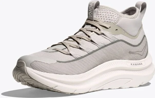 HOKA Men's Kawana Mid Shoes in Stardust/White - Image 3