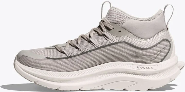 HOKA Men's Kawana Mid Shoes in Stardust/White - Image 8