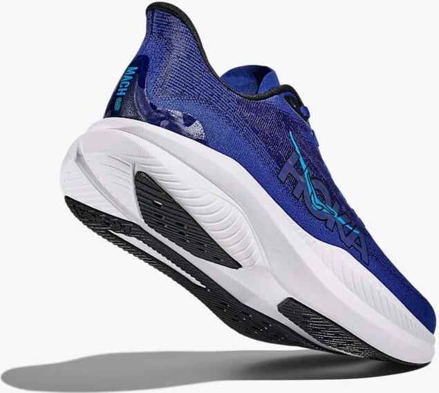 HOKA Men's Mach 6 Shoes in Black/Night Sky - Image 4