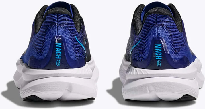 HOKA Men's Mach 6 Shoes in Black/Night Sky - Image 5