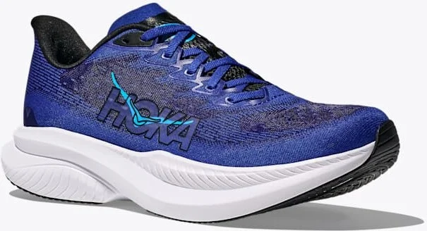 HOKA Men's Mach 6 Shoes in Black/Night Sky - Image 6
