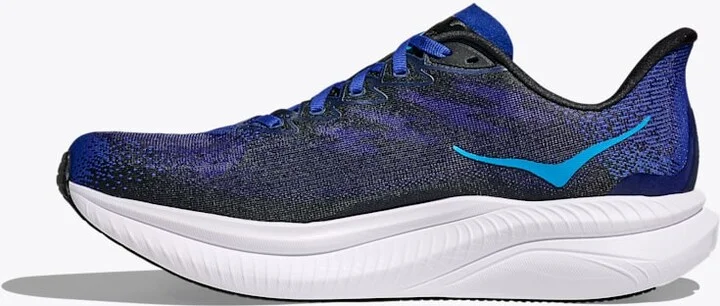 HOKA Men's Mach 6 Shoes in Black/Night Sky - Image 8