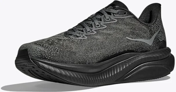 HOKA Men's Mach 6 Shoes in Black/Outer Orbit - Image 3