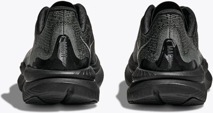 HOKA Men's Mach 6 Shoes in Black/Outer Orbit - Image 5