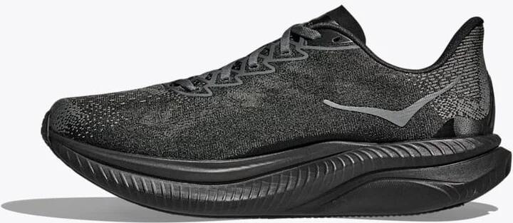 HOKA Men's Mach 6 Shoes in Black/Outer Orbit - Image 8