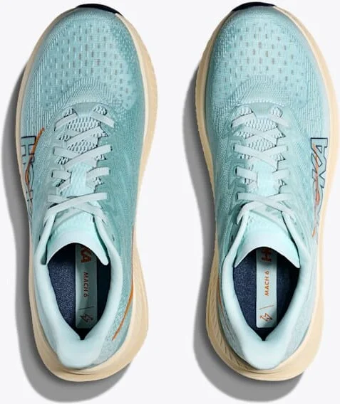 HOKA Men's Mach 6 Shoes in Clear Sea/Sea Water - Image 2