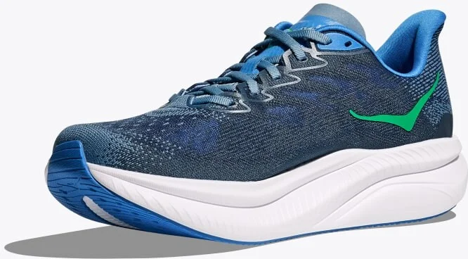 HOKA Men's Mach 6 Shoes in Downpour/Thunder Cloud - Image 3