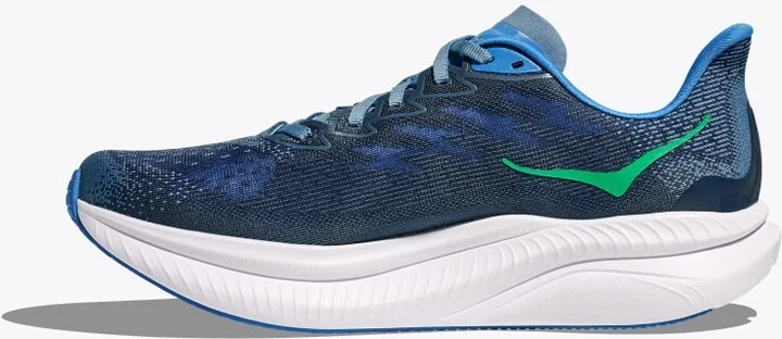 HOKA Men's Mach 6 Shoes in Downpour/Thunder Cloud - Image 8
