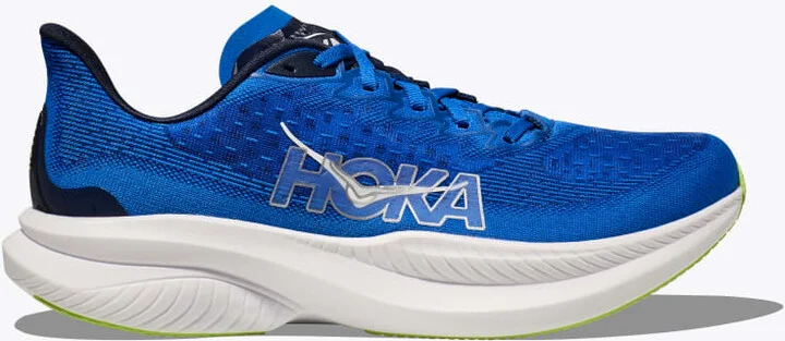 HOKA Men's Mach 6 Shoes in Electric Cobalt/Varsity Navy