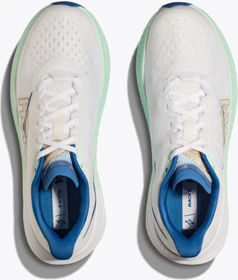 HOKA Men's Mach 6 Shoes in Frost/Gold - Image 2