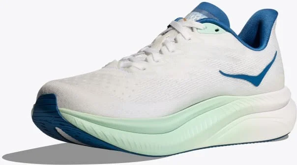 HOKA Men's Mach 6 Shoes in Frost/Gold - Image 3
