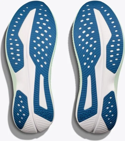 HOKA Men's Mach 6 Shoes in Frost/Gold - Image 7