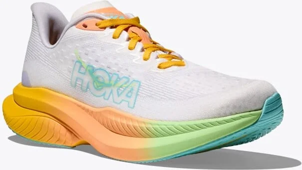 HOKA Men's Mach 6 Shoes in Frost/Starlight Glow - Image 6