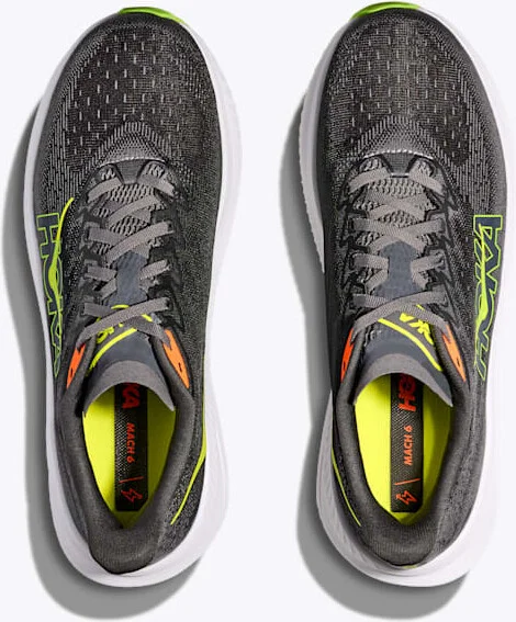 HOKA Men's Mach 6 Shoes in Gravel/Asphalt Grey - Image 2