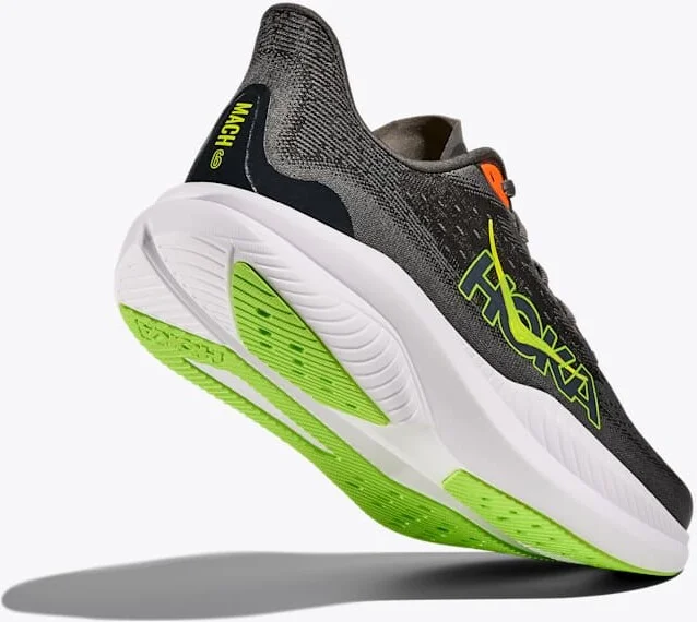HOKA Men's Mach 6 Shoes in Gravel/Asphalt Grey - Image 4