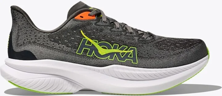 HOKA Men's Mach 6 Shoes in Gravel/Asphalt Grey