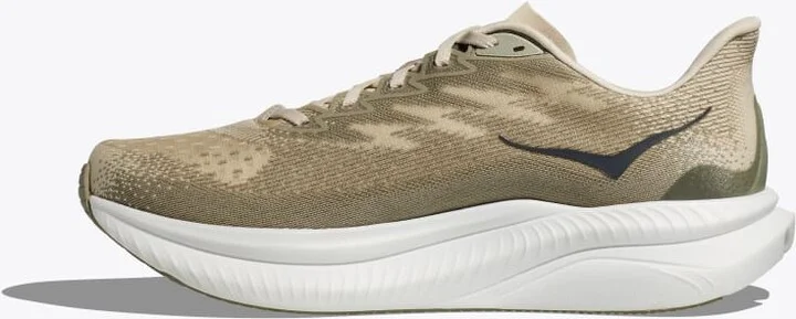 HOKA Men's Mach 6 Shoes in Oat Milk/Barley - Image 8