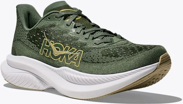 HOKA Men's Mach 6 Shoes in Succulent/Fern - Image 6
