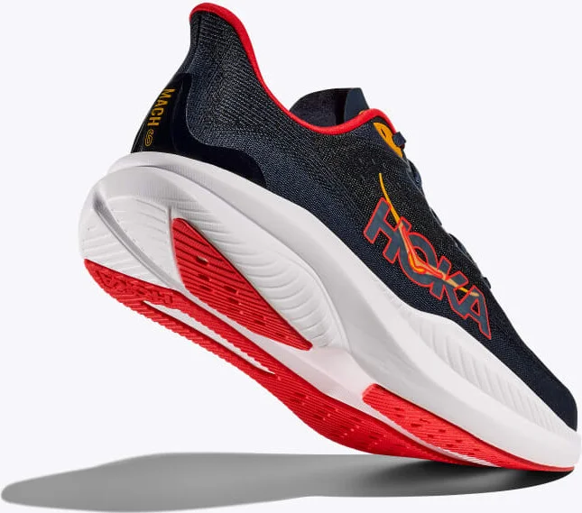 HOKA Men's Mach 6 Shoes in Varsity Navy/Nautical Dusk - Image 4