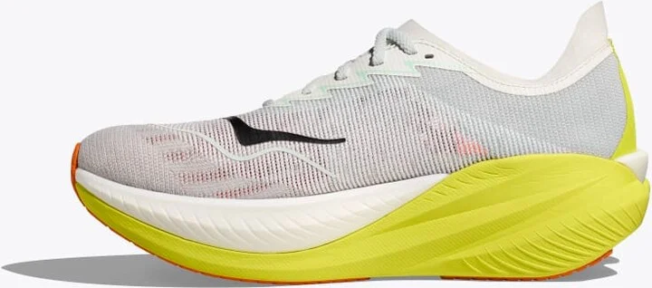HOKA Men's Mach X 2 Shoes in Frost/Citrus - Image 8