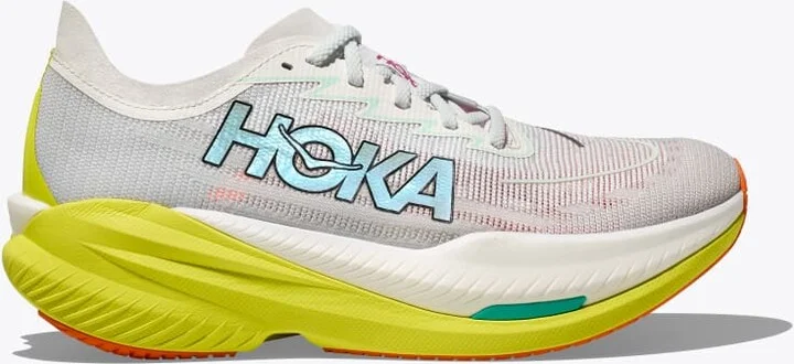 HOKA Men's Mach X 2 Shoes in Frost/Citrus