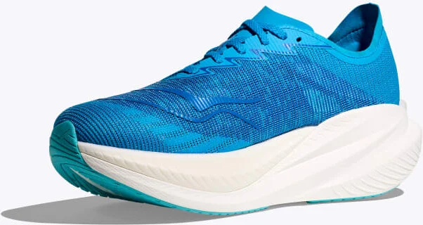 HOKA Men's Mach X 2 Shoes in Skyward Blue/Electric Cobalt - Image 3
