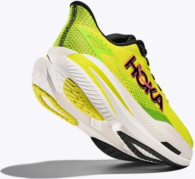 HOKA Men's Mach X 3 in Neon Hoka Citrus/Neon Lime - Image 4