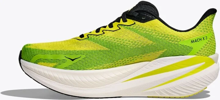 HOKA Men's Mach X 3 in Neon Hoka Citrus/Neon Lime - Image 8