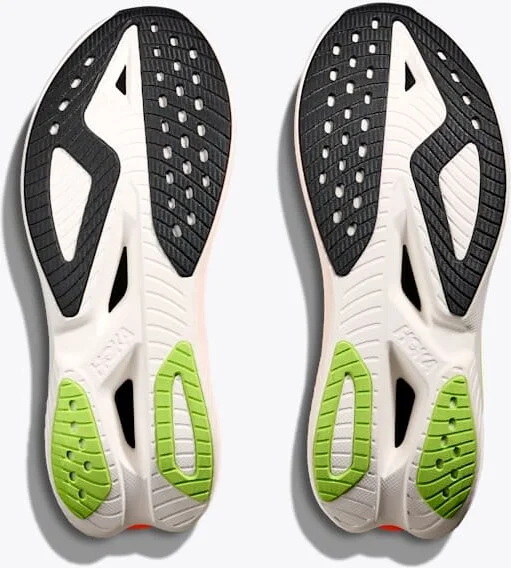 HOKA Men's Mach X 3 in White/Neon Tangerine - Image 7