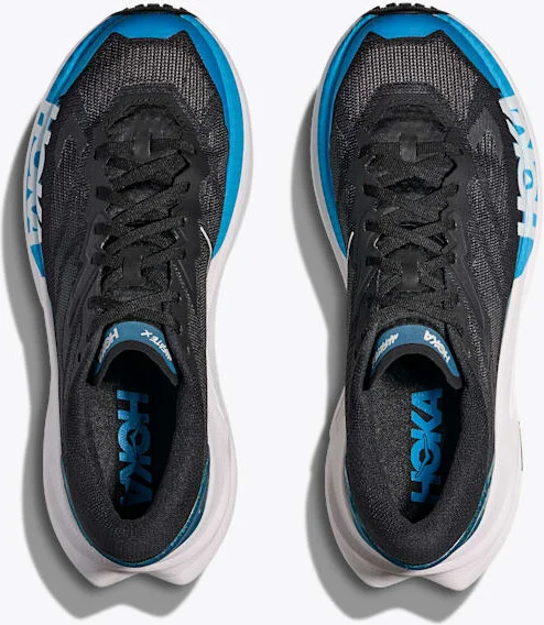 HOKA Men's Mafate X Shoes in Black/Skyward Blue - Image 2