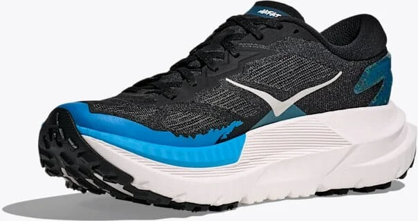 HOKA Men's Mafate X Shoes in Black/Skyward Blue - Image 3