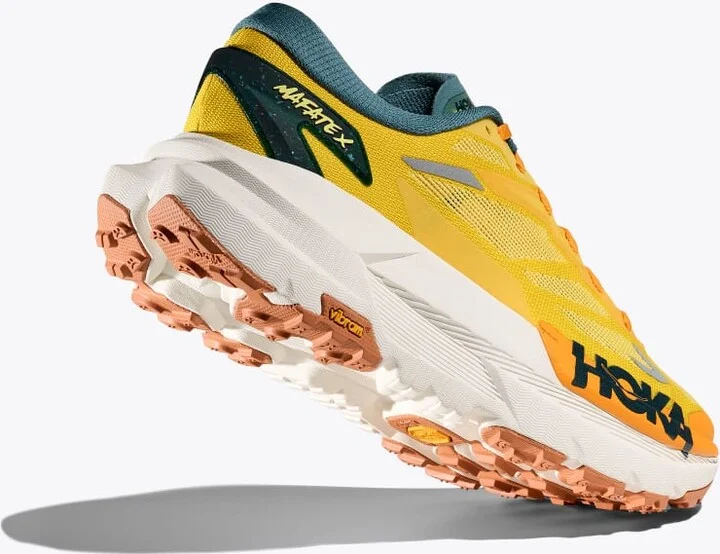 HOKA Men's Mafate X Shoes in Zest/Mountain Fog - Image 4