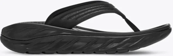 HOKA Men's Ora Recovery Flip Shoes in Black/Dark Gull Grey - Image 7