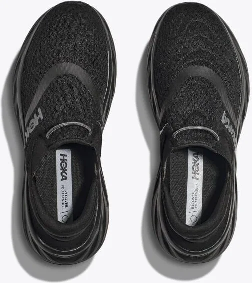 HOKA Men's Ora Recovery Shoe 2 in Black/Black - Image 2
