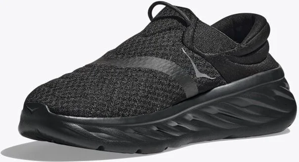 HOKA Men's Ora Recovery Shoe 2 in Black/Black - Image 3