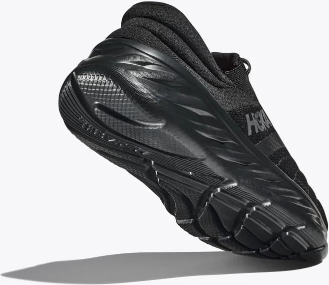 HOKA Men's Ora Recovery Shoe 2 in Black/Black - Image 4