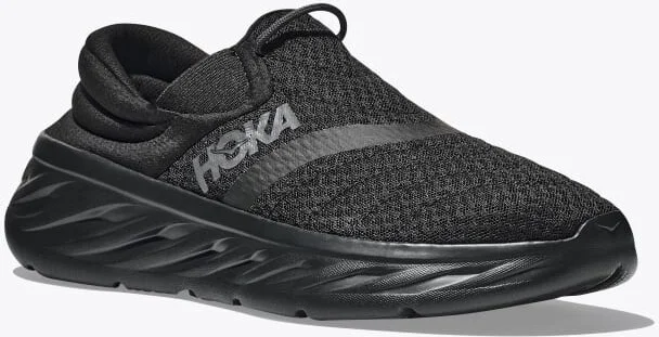 HOKA Men's Ora Recovery Shoe 2 in Black/Black - Image 6