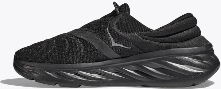 HOKA Men's Ora Recovery Shoe 2 in Black/Black - Image 8